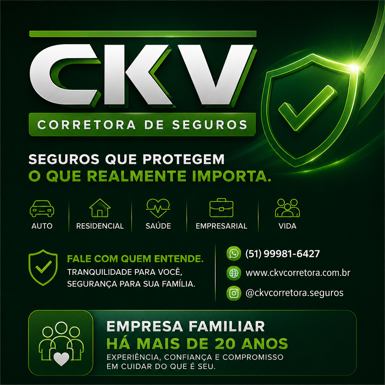 Logotipo CKV CORRETORA DE SEGUROS LTDA