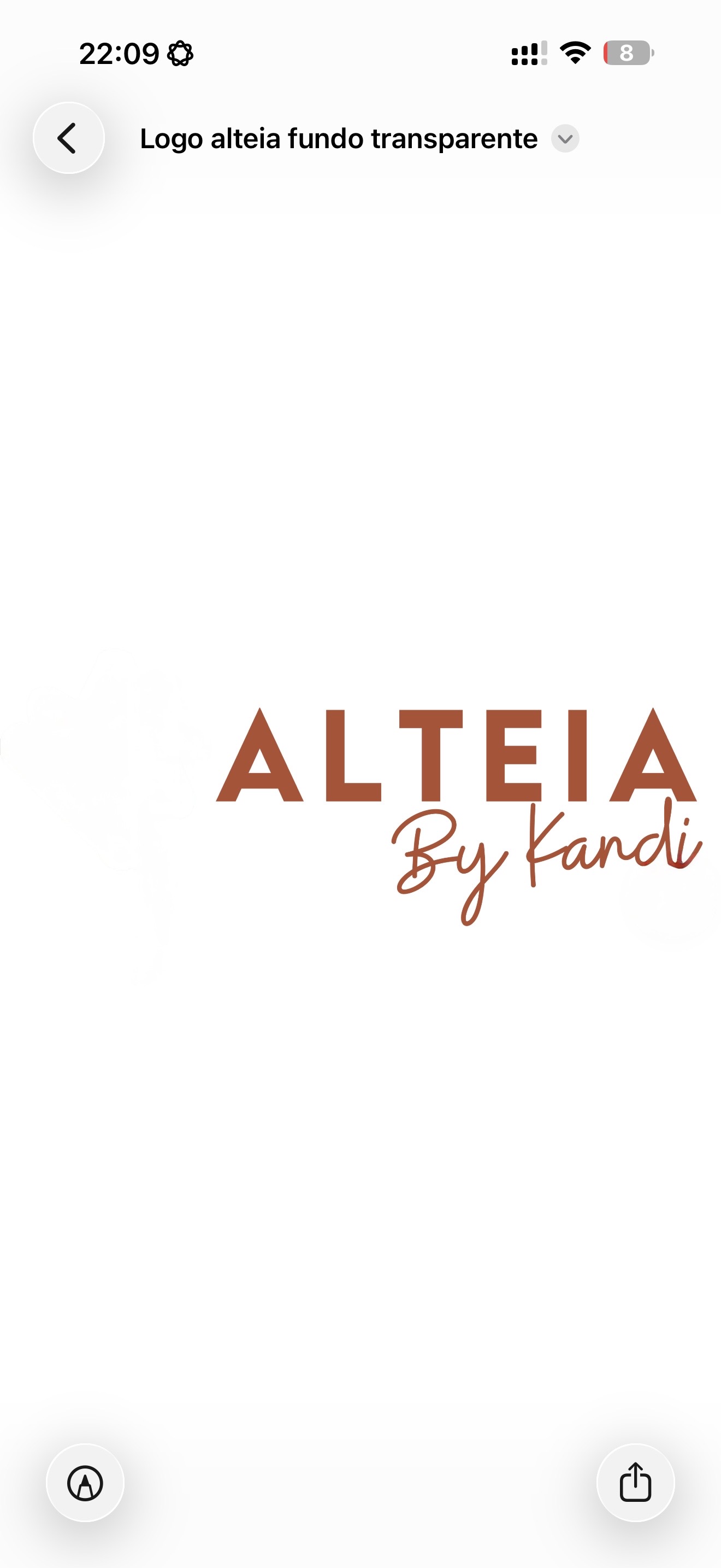 Logotipo Alteia by Kandi