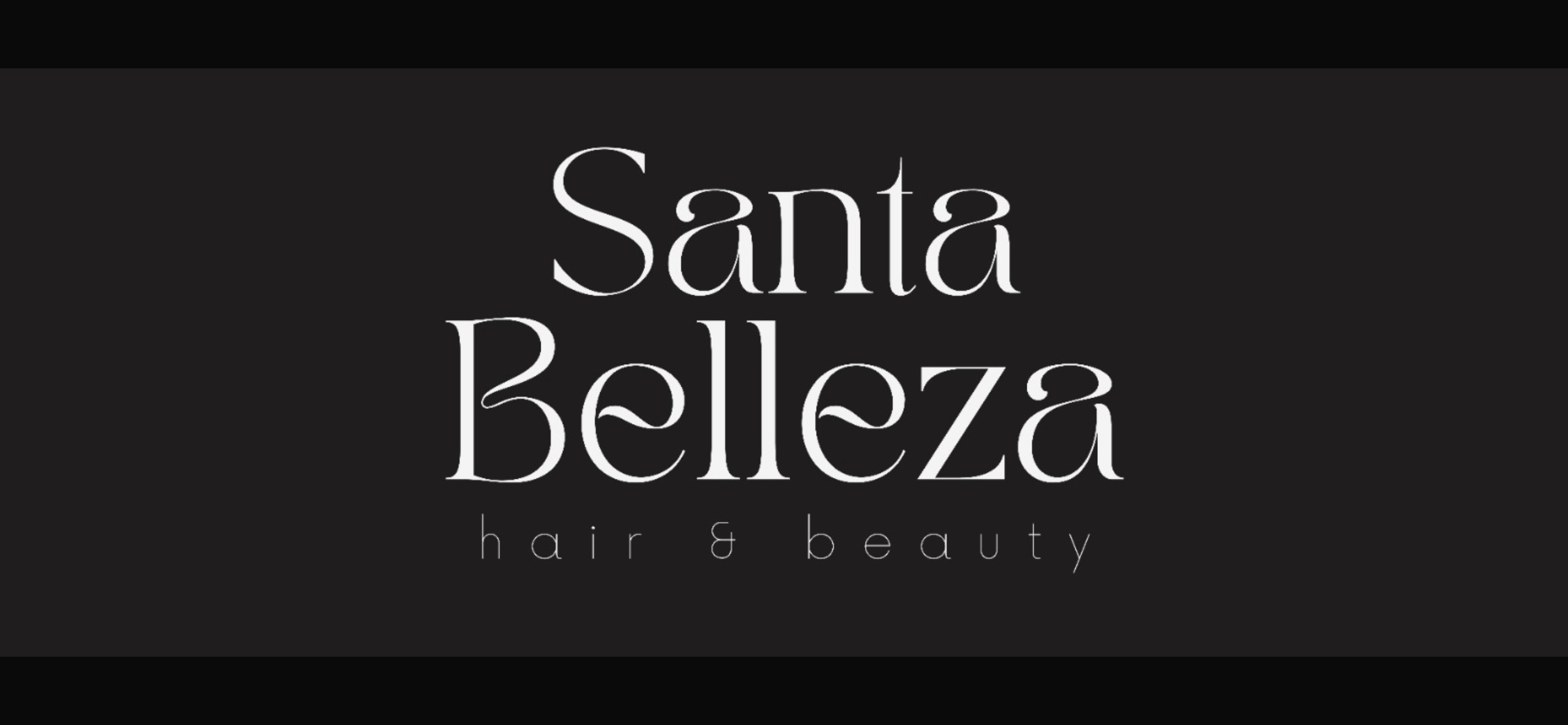 Logotipo Santa Belleza Hair e Beauty